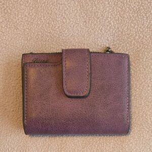 Purple Leather-like Wallet
